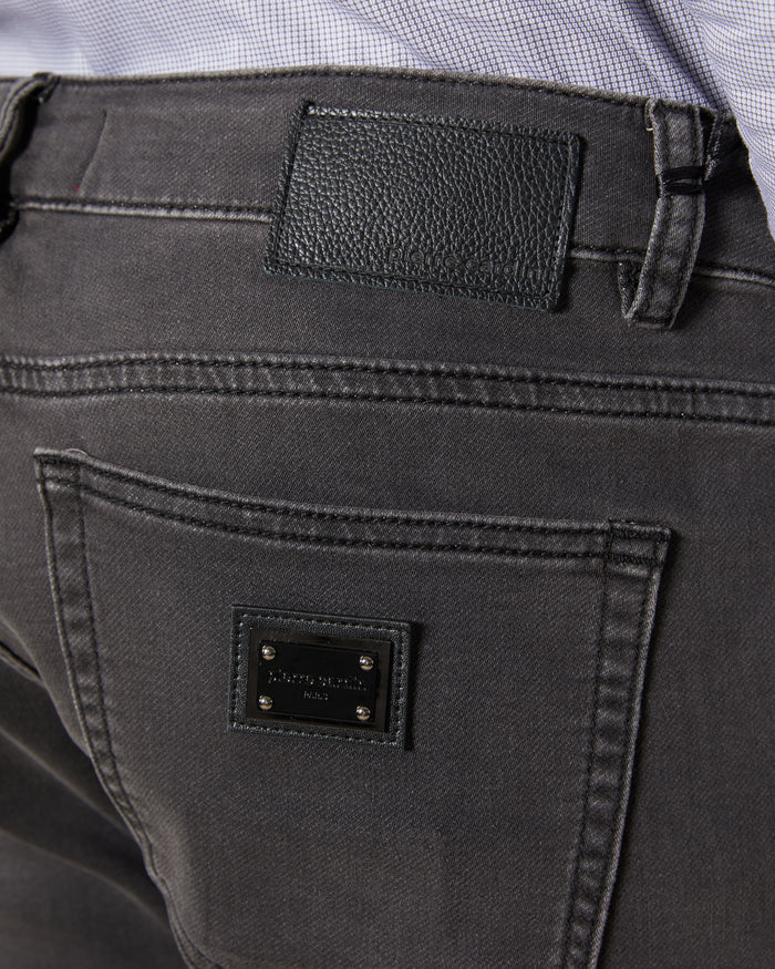 Patched Regular Fit Jeans