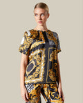 Patchwork Sheeny Top