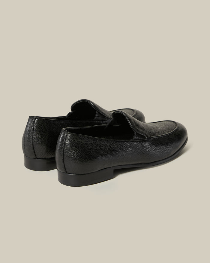 Pebbled Finish Loafers