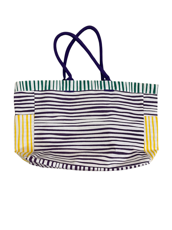 PGG Striped Tote Bag