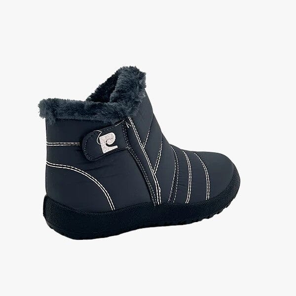 Pierre Cardin Girls Quilted Boot Grey Pink | Pierre Cardin