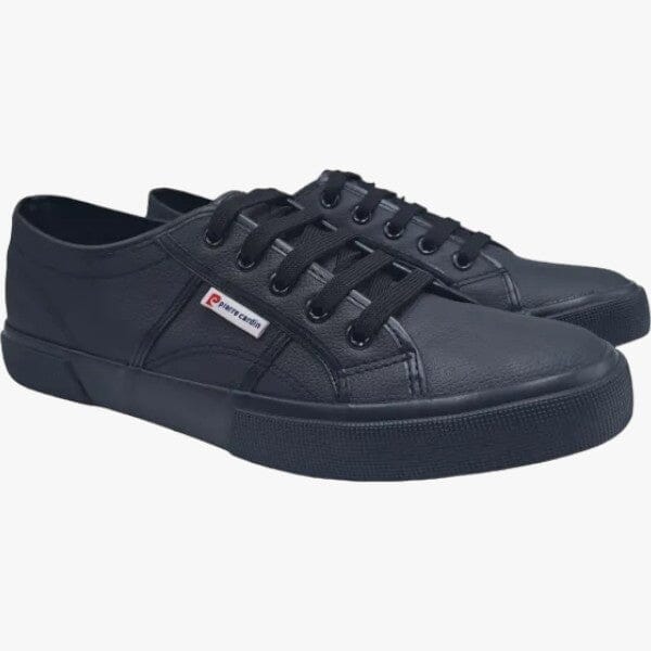 Pierre Cardin Men's Justin Pu Leather Sneaker Black | Pierre Cardin