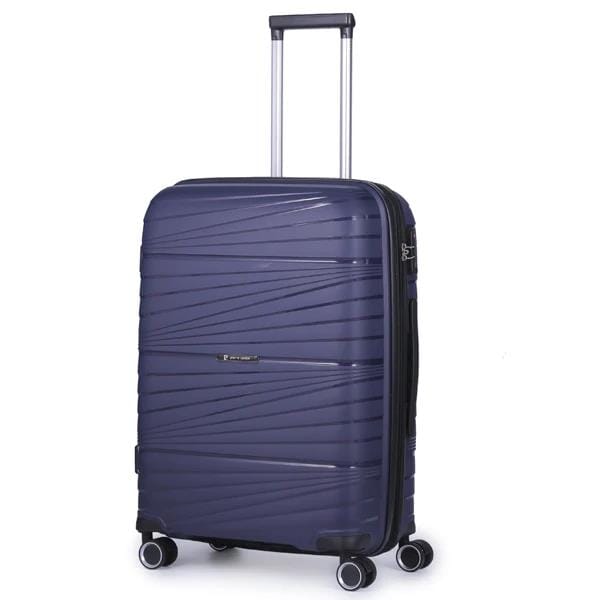 Pierre Cardin Montpellier Hard Case Trolley Suitcase Navy 20" Pierre Cardin