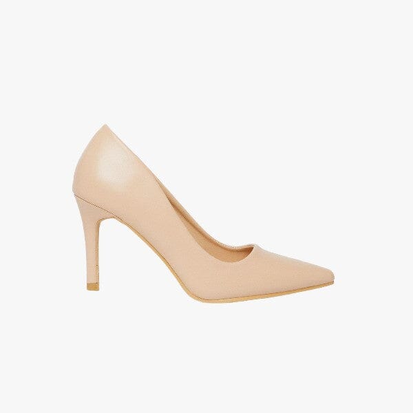 Pierre Cardin Women's Lea 1 Patent Heel Natural | Pierre Cardin