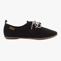 Pierre Cardin Womens Riviera Lace Up Shoe Black Mono | Pierre Cardin