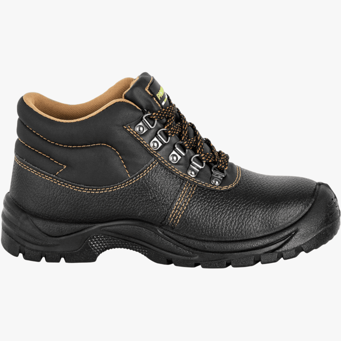 Pioneer Safety Steel Toe Steel Mid Sole Safety Boot Black | Pioneer