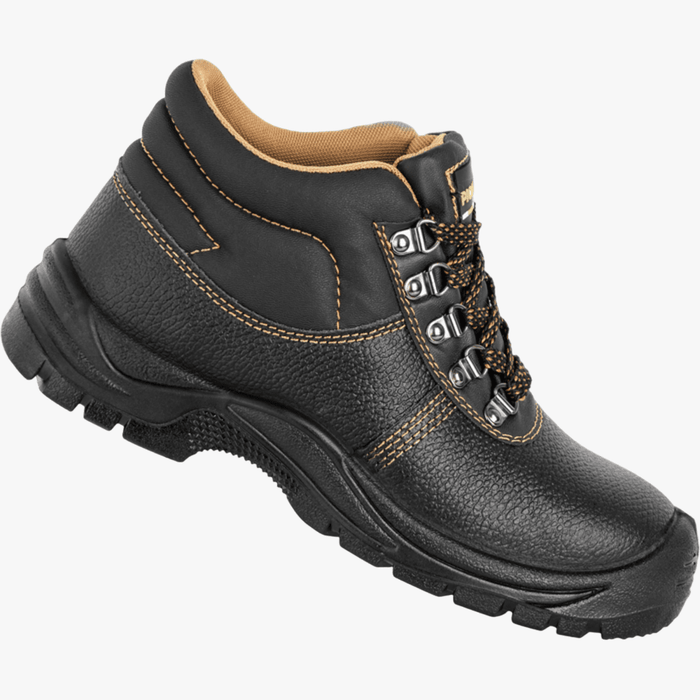 Pioneer Safety Steel Toe Steel Mid Sole Safety Boot Black | Pioneer