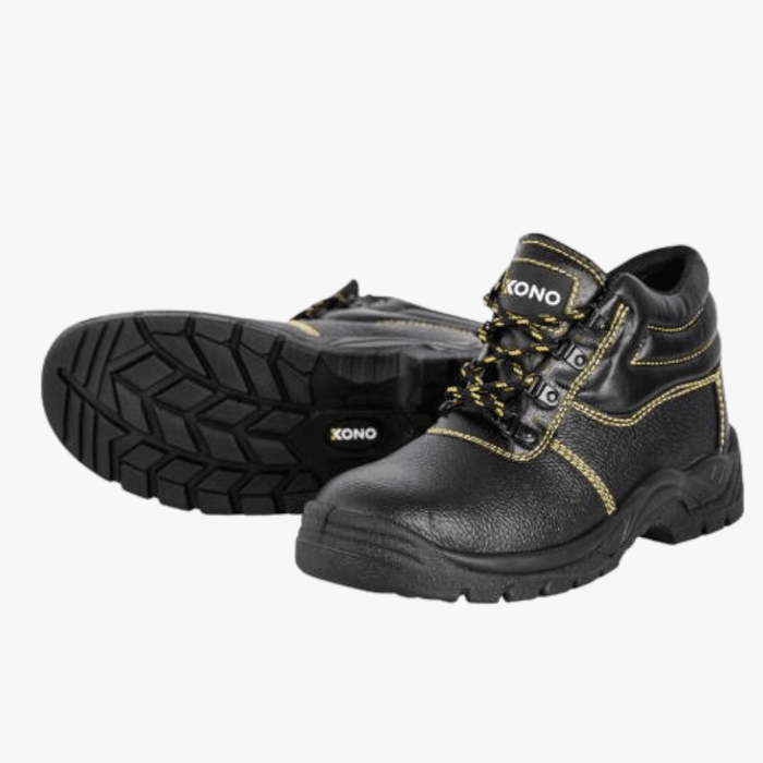Pioneer Unisex Kono Safety Steel Toe  Boot Black Pioneer