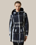 Plaid Patterned Raincoat