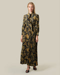 Pleated Baroque Chain Dress