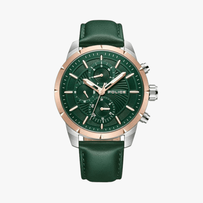 Police Gents Neist Watch Green Police