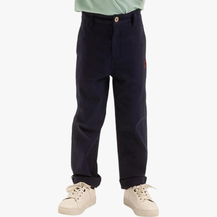 Polo Boys Logan Classic Chino Pants Navy Polo