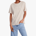 Polo Ladies Relaxed Logo Short Sleeve Tee Stone Polo