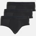 Polo Mens 3 Pack Basic Knit Brief Pack Black | Polo