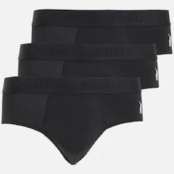 Polo Mens 3 Pack Basic Knit Brief Pack Black | Polo