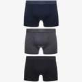 Polo Mens Basic Multi Knit Boxer 3 Pack Navy | Polo