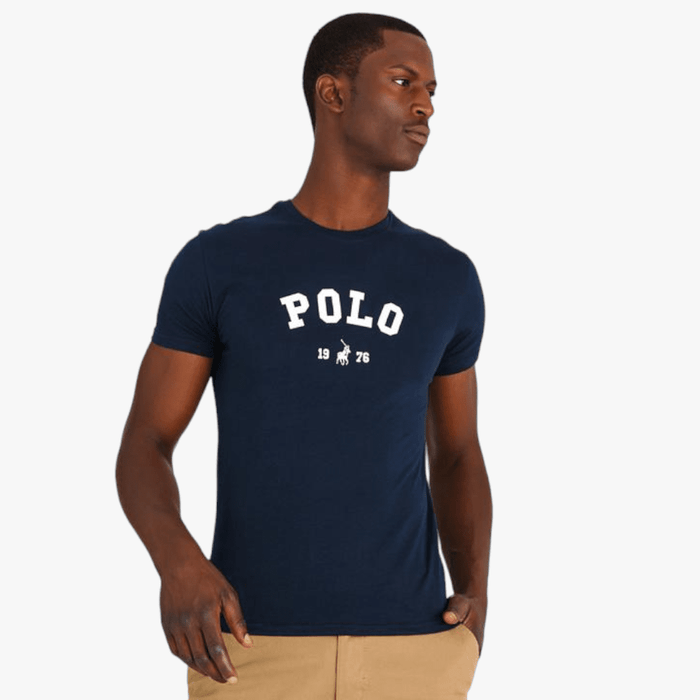Polo Mens Classic Printed Short Sleeve Tee Navy | Polo