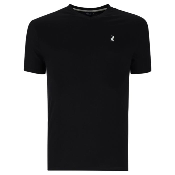 Polo Mens Crew Neck Short Sleeve Tee Black | Polo