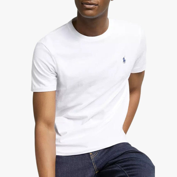 Polo Mens Crew Neck Short Sleeve Tee White | Polo
