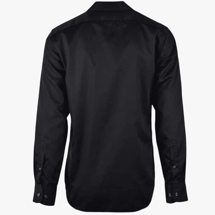 Polo Mens Custom Fit Greig Long Sleeve Shirt Black | Polo