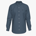 Polo Mens Essential Sateen Long Sleeve Shirt Blue | Polo