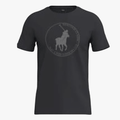 Polo Mens Logo Printed Short Sleeve Tee Black | Polo