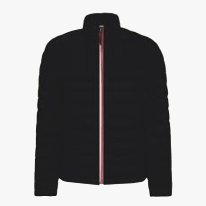 Polo Mens Nylon Puffer Jacket Black | Polo