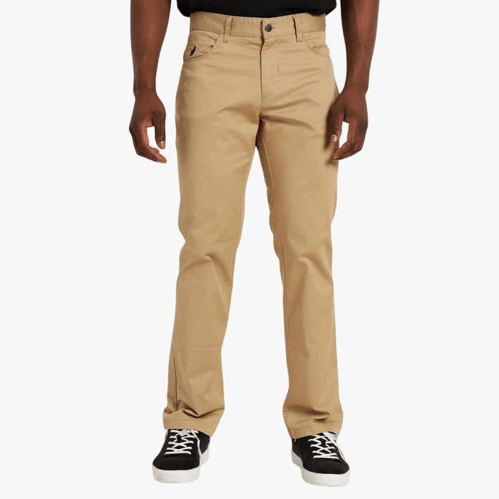 Polo Mens Overdyed Twill 5 Pocket Trouser Khaki | Polo
