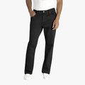 Polo Mens Paul Comfort Fit Relaxed Leg Stretch Denim Black Polo