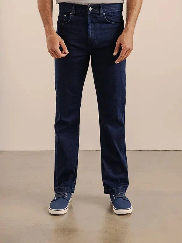 Polo Mens Paul Comfort Fit Relaxed Leg Stretch Denim Blue Black | Polo