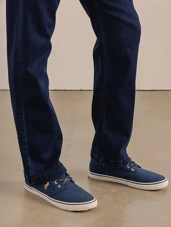 Polo Mens Paul Comfort Fit Relaxed Leg Stretch Denim Blue Black | Polo