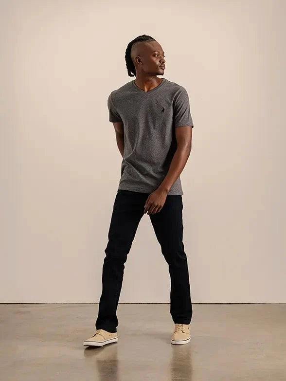 Polo Mens Simon Straight Leg Jean Black | Polo