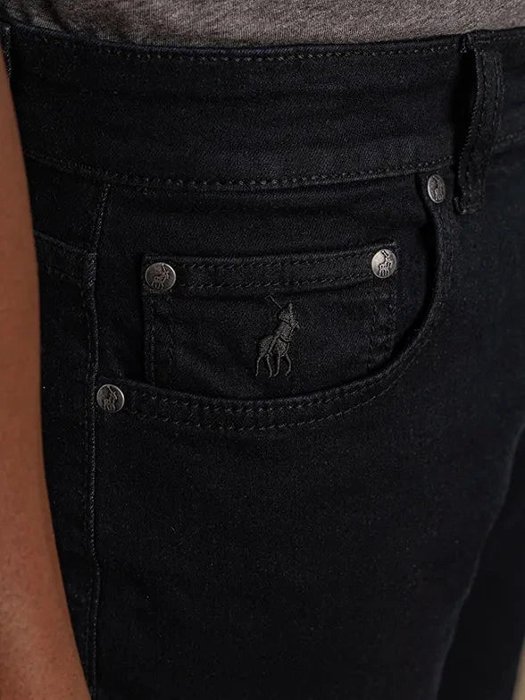 Polo Mens Simon Straight Leg Jean Black | Polo
