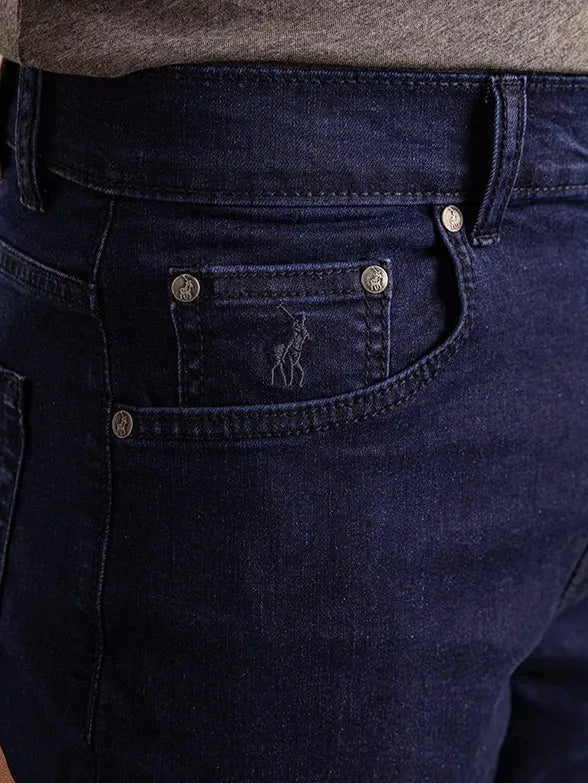 Polo Mens Simon Straight Leg Jean Blue Black | Polo
