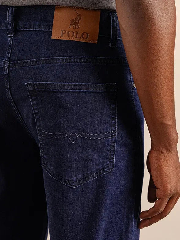 Polo Mens Simon Straight Leg Jean Blue Black | Polo