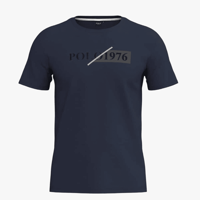Polo Mens Split Logo Short Sleeve Tee Navy | Polo