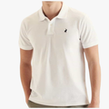 Polo Mens Stretch Pique Short Sleeve Golfer White | Polo