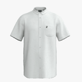 Polo Mens Textured Short Sleeve Shirt White | Polo