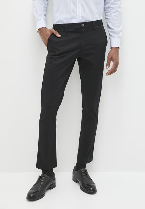 Polo Mens Venice Slim Fit Chino Pants Black | Polo
