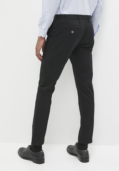 Polo Mens Venice Slim Fit Chino Pants Black | Polo