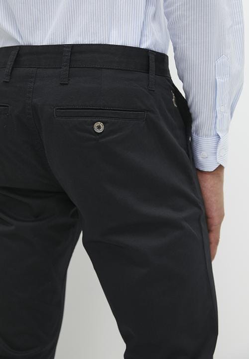 Polo Mens Venice Slim Fit Chino Pants Black | Polo