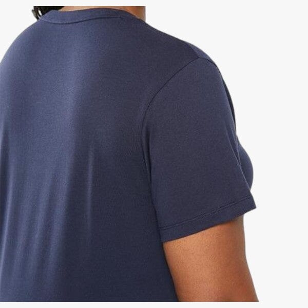 Polo Womens Kelly V Neck Stretch Short Sleeve Tee Navy Polo