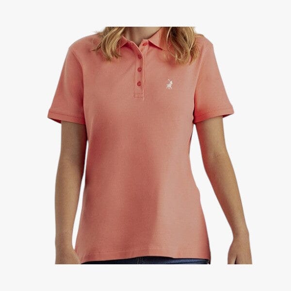Polo Womens Margot Short Sleeve Golfer Pink | Polo