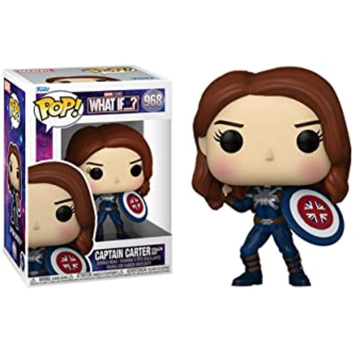 POP Funko Marvel: What If? - Captain Carter, Stealth Suit w/ Protector