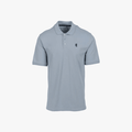 Pringle Mens Austyn Core Pima Pique Short Sleeve Golfer Blue | Pringle
