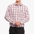 Pringle Mens Classic Fit Long Sleeve Shirt Check Pink | Pringle