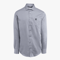 Pringle Mens Long Sleeve Shirt Tailored Grey | Pringle