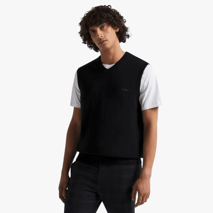 Pringle Mens Ryan Sleeveless Jersey Black | Pringle