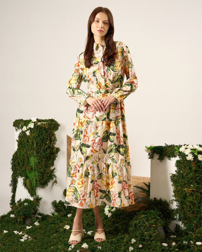 Printed Cotton Dress