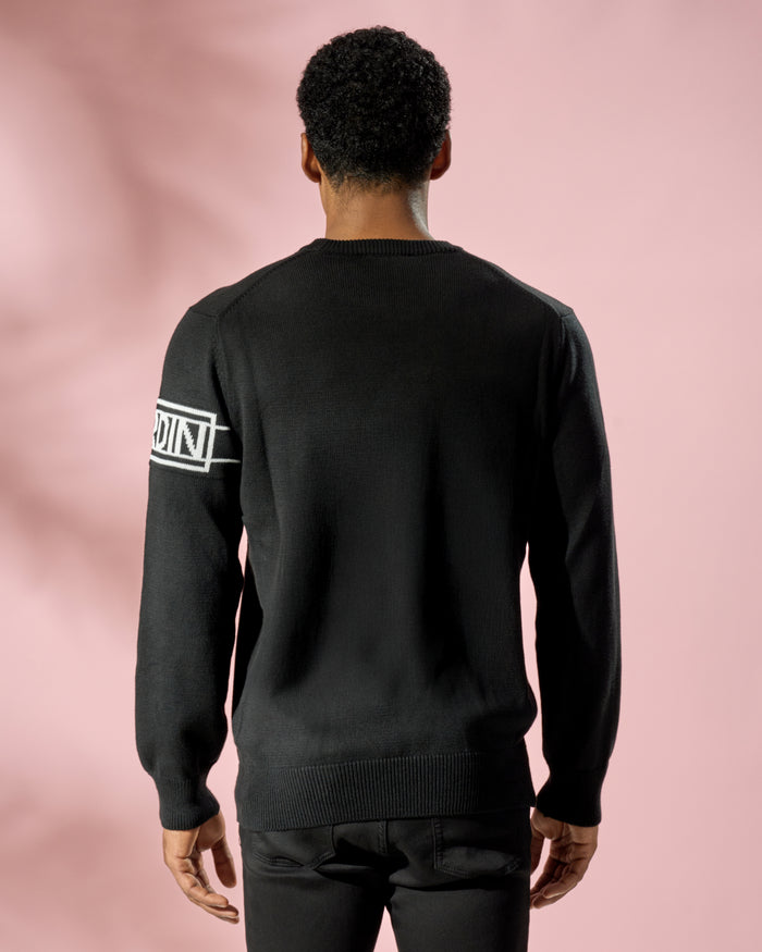 Printed Sleeve Pullover